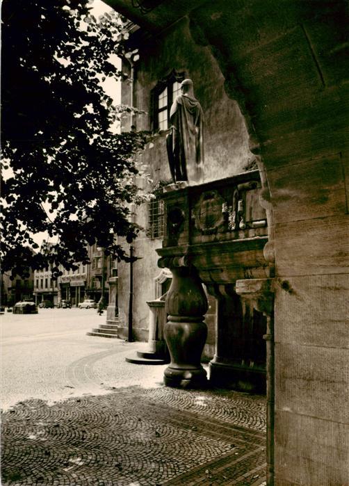 Plauen  Vogtland Eingang zum alten Rathaus