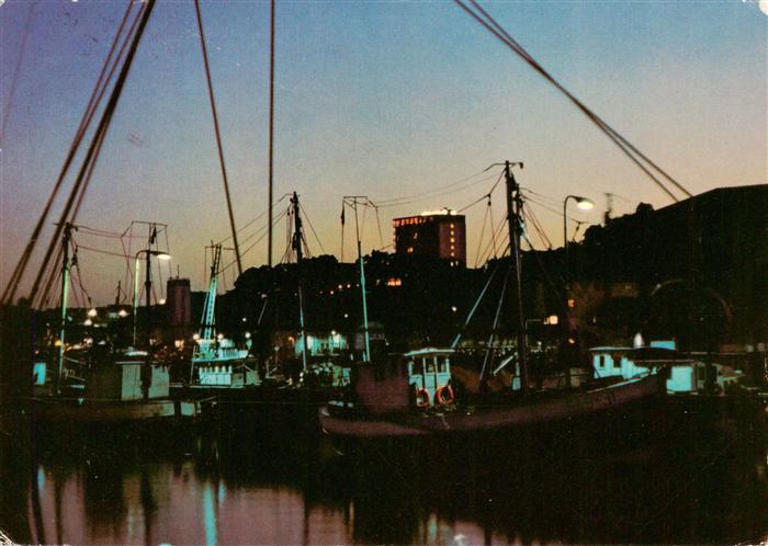 Sassnitz Ostseebad Ruegen Blick von der Mole