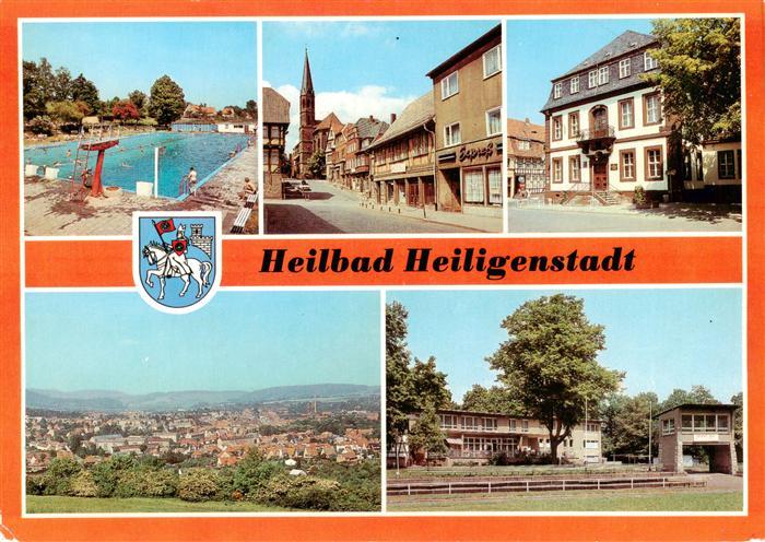 Heiligenstadt  Eichsfeld Freibad Am Berge Rathaus Panorama HOG Stadion