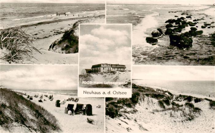 Neuhaus Ostseebad Dierhagen Strandpartien FDGB Heim Lebensfreude