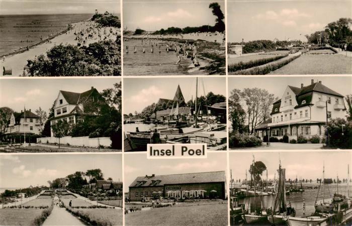 Insel Poel Strandpartien Strandhotel Hafen