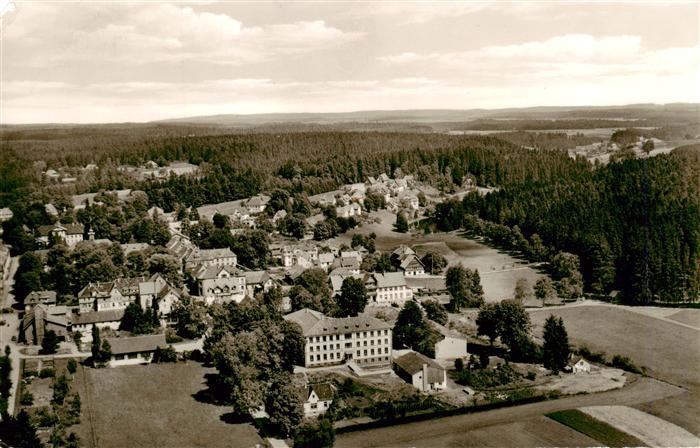 Koenigsfeld Schwarzwald Schwarzwaldbahn Fliegeraufnahme