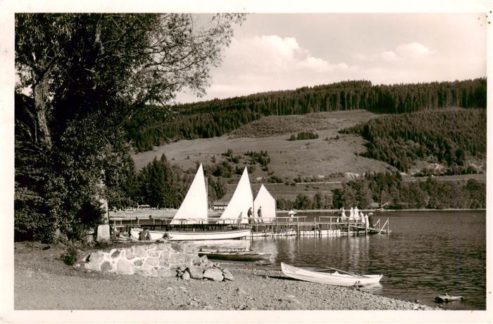 TITISEE Schwarzwald BW Anlegebruecke