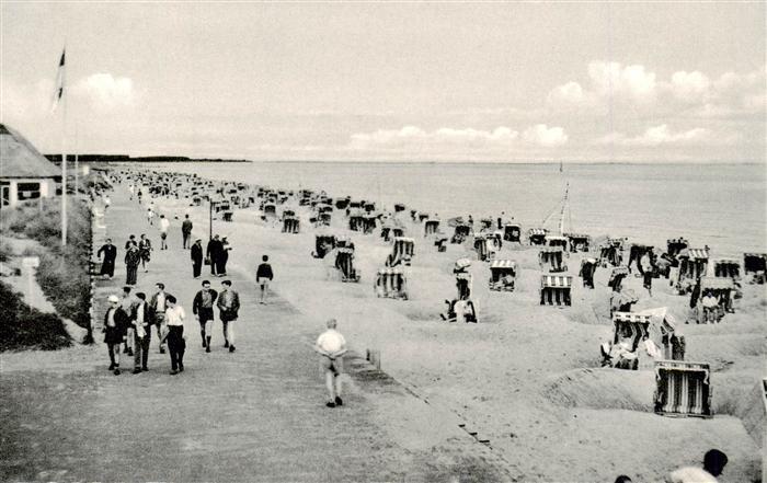 Dahme  Ostseebad Holstein Strandpartie an der Lesehalle Nord