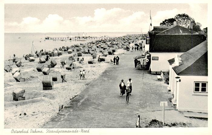 Dahme  Ostseebad Holstein Strandpromenade Nord