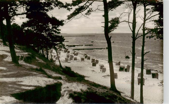Lubmin Ostseebad Blick auf den Strand