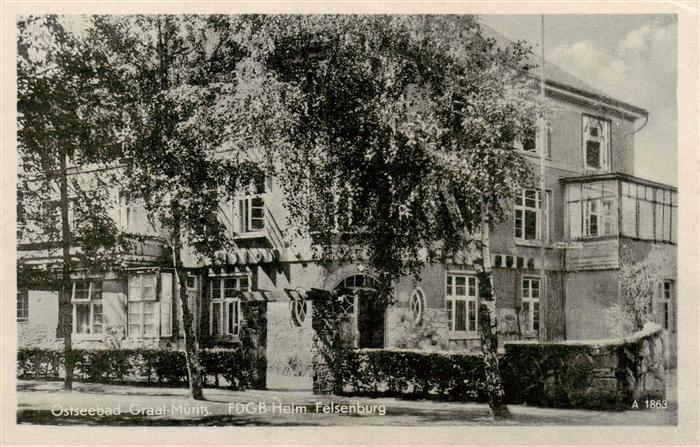 Graal-Mueritz Ostseebad FDGB Heim Felsenburg