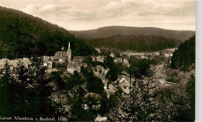 Altenbrak Harz Panorama im Bodetal