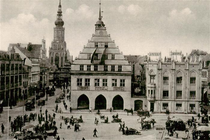 Greifswald Marktplatz Rathaus
