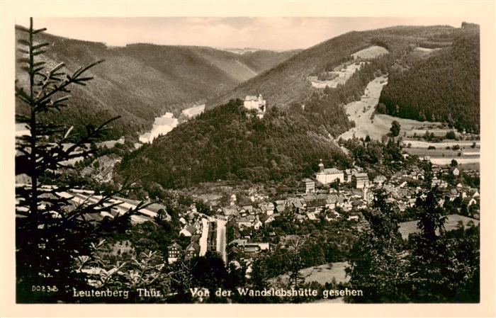 Leutenberg Thueringen Blick von der Wandslebshuette