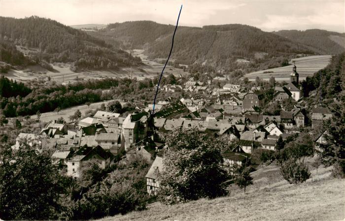 Leutenberg Thueringen Blick von der Ernst Pabst Hoehe