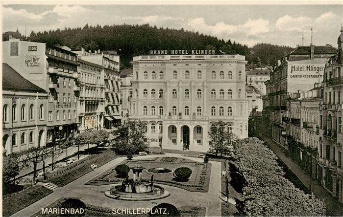 Marienbad Marianske Lazne CZ Schillerplatz