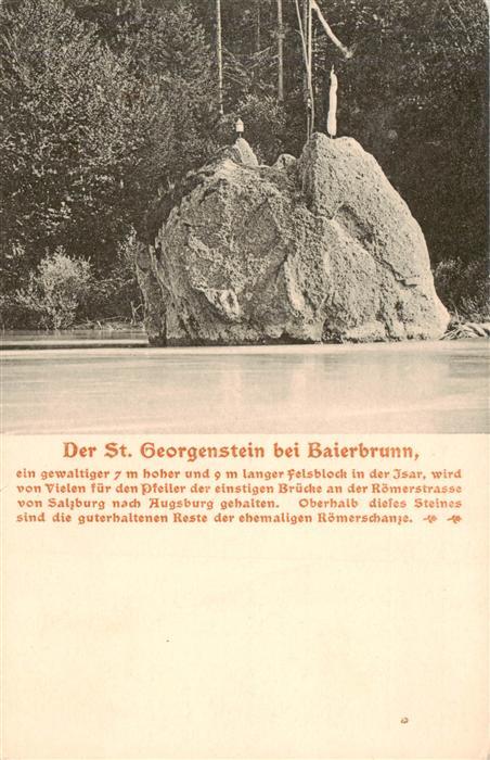 Baierbrunn Bayern Der St Georgenstein