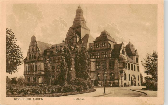 Recklinghausen  Westfalen Rathaus