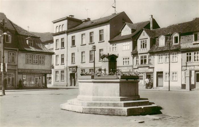 Bad Blankenburg Marktplatz Brunnen
