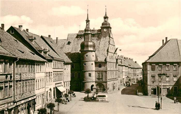 Hildburghausen Rathaus Marktplatz