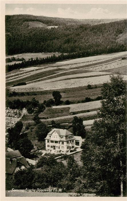 Doeschnitz Thueringen Haus Sonnenau im Sorbitztal