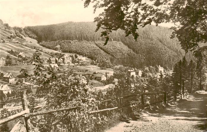Manebach Panorama Luftkurort Blick von Helenchens Ruh