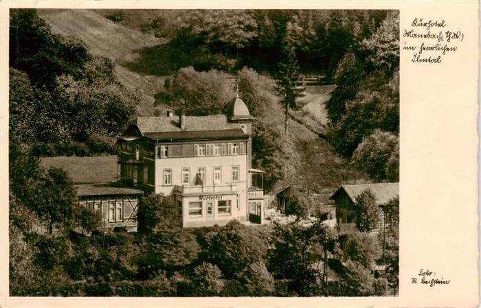 Manebach Kurhotel im Ilmtal Luftkurort im Thueringer Wald