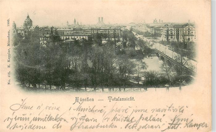 Muenchen Bayern Totalansicht