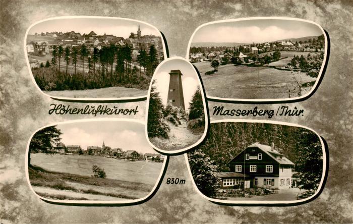 Masserberg Hildburghausen Thueringen Panorama Hoehenluftkurort Aussichtsturm
