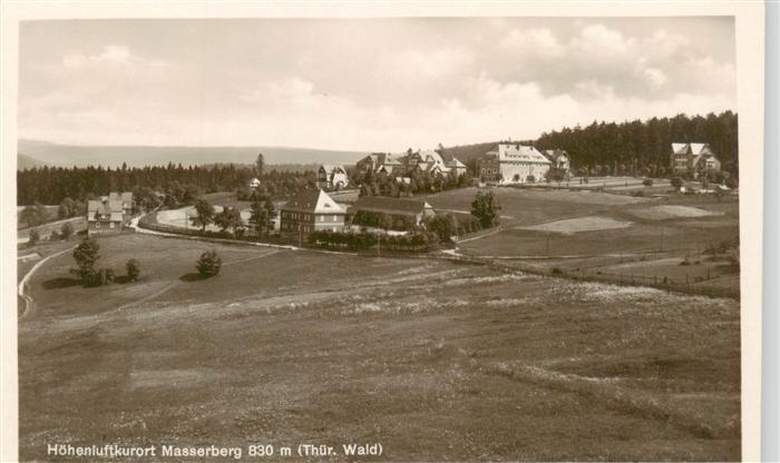 Masserberg Hildburghausen Thueringen Panorama Hoehenluftkurort im Thueringer Wal