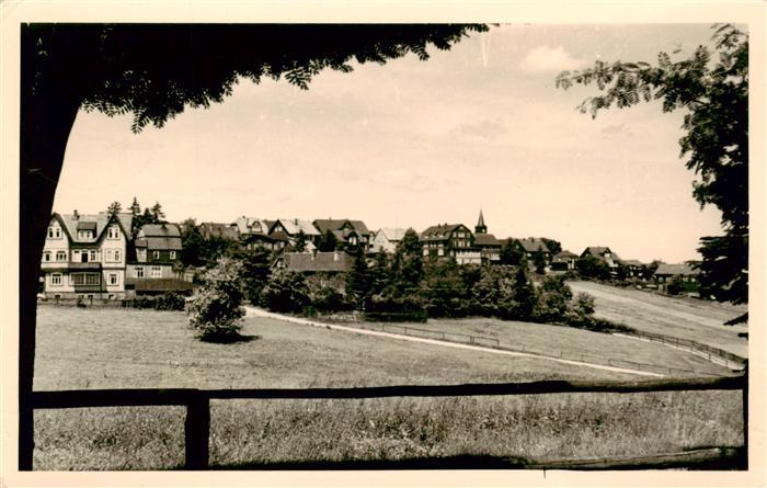 Masserberg Hildburghausen Thueringen Panorama Kurort