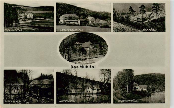 Eisenberg  Thueringen Muehlen im Muehltal