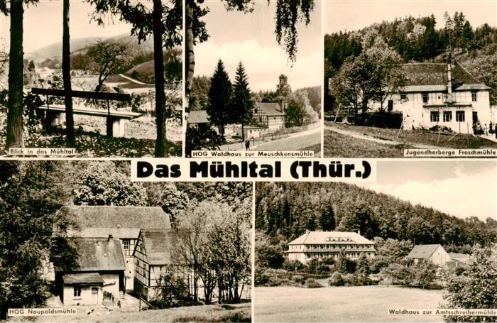 Eisenberg  Thueringen Das Muehltal HOG Waldhaus Meuschkensmuehle Jugendherberge