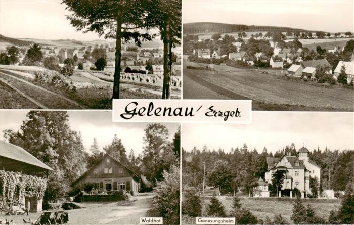 Gelenau Erzgebirge Panorama Waldhof Genesungsheim