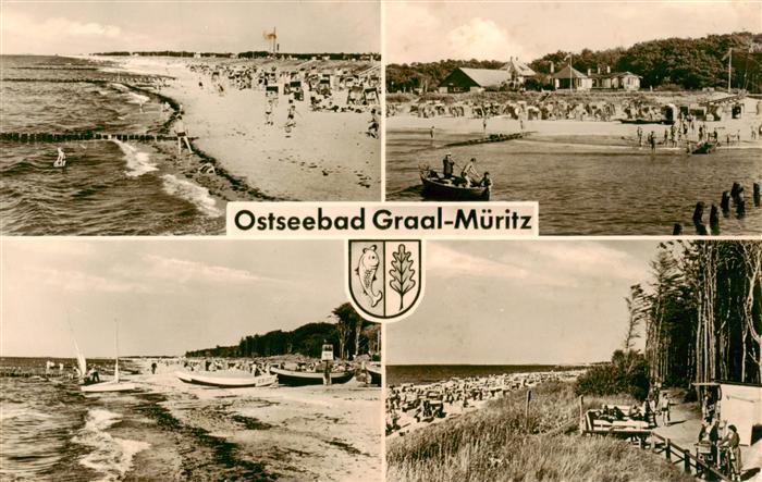 Graal-Mueritz Ostseebad Strandleben Uferpromenade