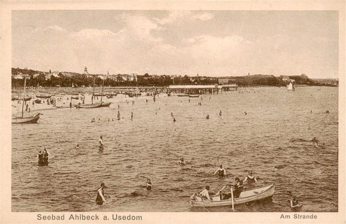 Ahlbeck Ostseebad Am Strande