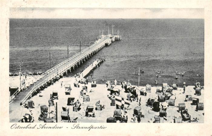 Arendsee Altmark Strandpartie Seebruecke