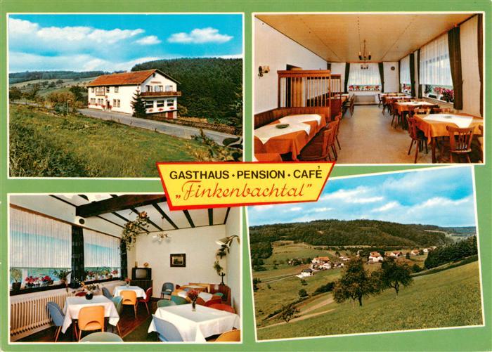Olfen Odenwald Gasthaus Pension Cafe Finkenbachtal Gastraeume Panorama