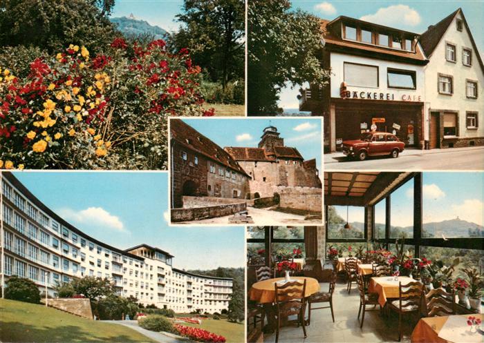 Sandbach  Odenwald Breuberger Stadtcafe Gastraum Schloss Hotel