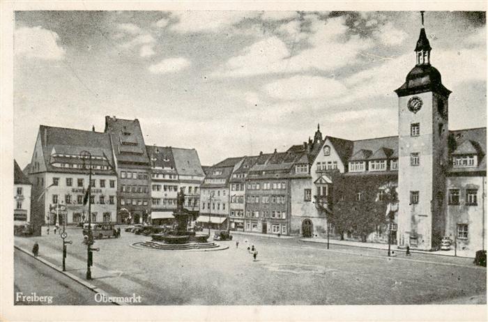 Freiberg  Sachsen Obermarkt