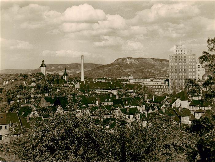 Jena  Thueringen Stadtblick mit Zeiss Hochhaus