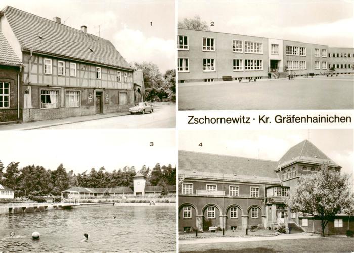 Zschornewitz HO Gaststaette Linde Polytechnische Oberschule Waldbad