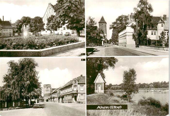 Aken Elbe Friedensplatz Burgstrasse Dessauer Strasse