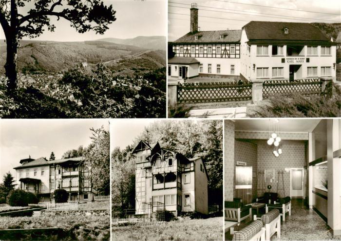 Schwarzburg Thueringer Wald Erholungsheim Karl Marx Bettenhaus II und III Rezept