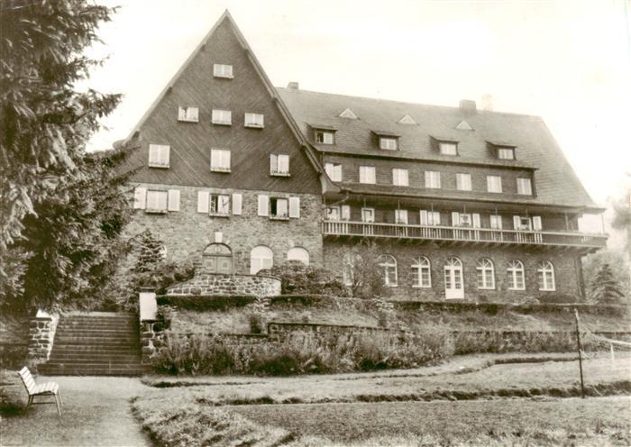 Hartenstein Zwickau Sachsen FDGB Erholungsheim Aktionseinheit