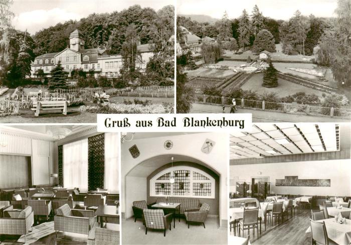 Bad Blankenburg FDGB Erholungsheim Am Goldberg Gastraeume Park