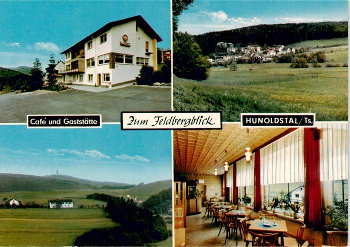 Hunoldstal Cafe und Gaststaette Zum Feldbergblick Panorama Gastraeume