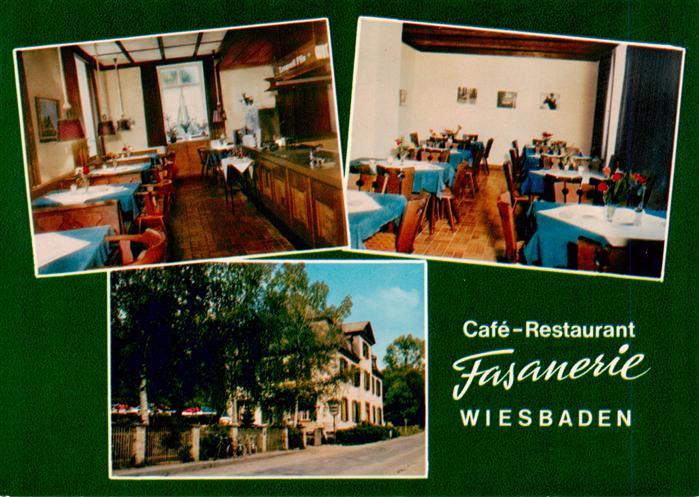 Wiesbaden Cafe Restaurant Fasanerie Gastraeume