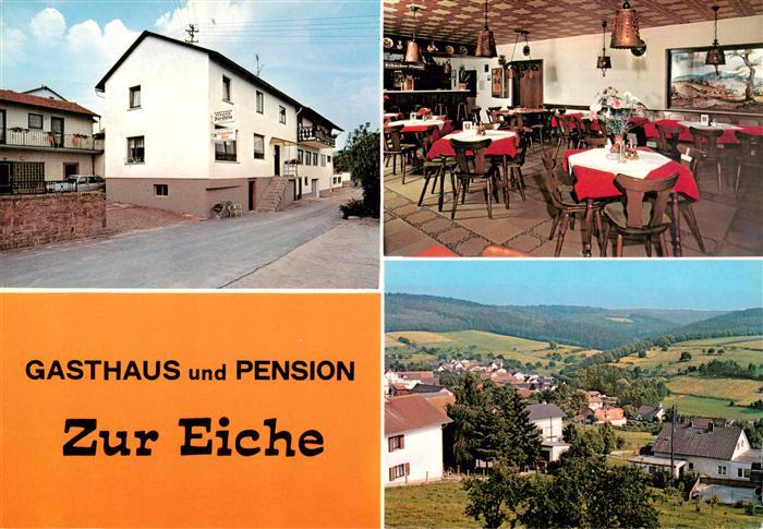 Weiten-Gesaess Michelstadt Gasthaus Pension Zur Eiche Gastraum Panorama