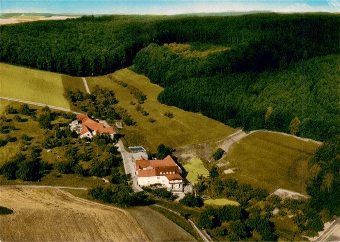 Mummenroth Waldgaststaette Pension Zum Bruennchen Fliegeraufnahme