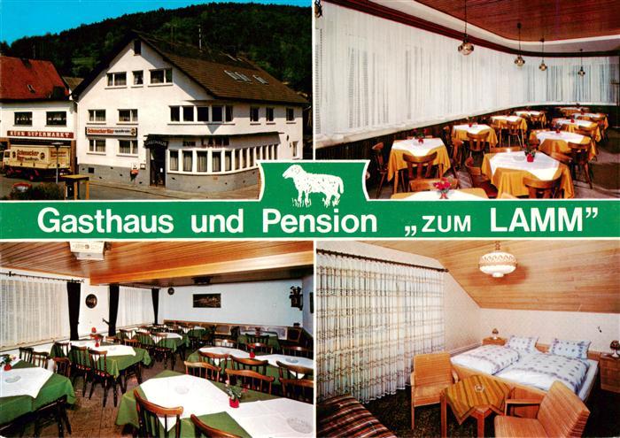 Sandbach  Odenwald Gasthaus Pension Zum Lamm Gastraeume Zimmer