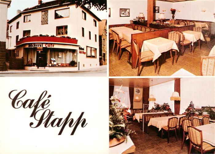 Sandbach  Odenwald Baeckerei Cafe Stapp Gastraeume