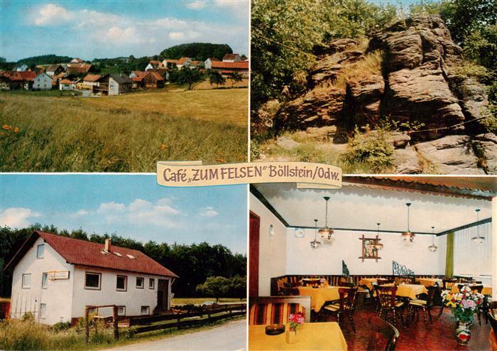 Boellstein Brombachtal Cafe Zum Felsen Gastraum Panorama Felsformation
