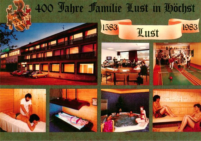 Hoechst Odenwald Hotel Lust Massage Solarium Whirlpool Sauna Kegelbahn